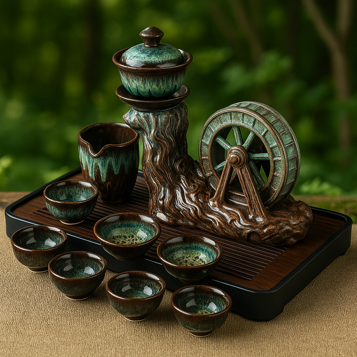 Lisslune | Rotating Handcrafted Tea Ceremony Set