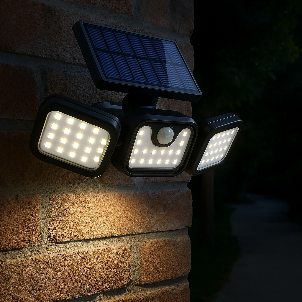 Lisslune | Power Save Motion Activated Outdoor Solar Lamp