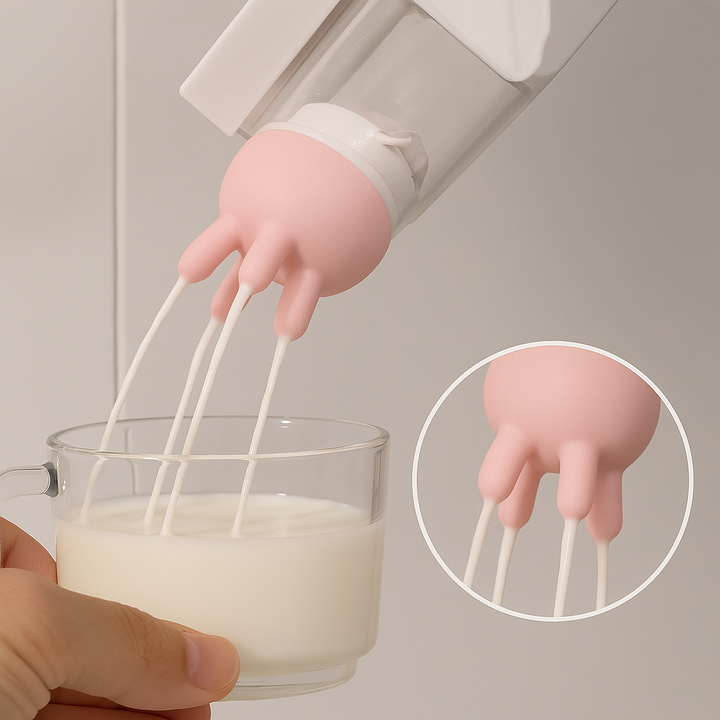 Lisslune | Spill Prevention Reusable Cow Milk Pourer Lids