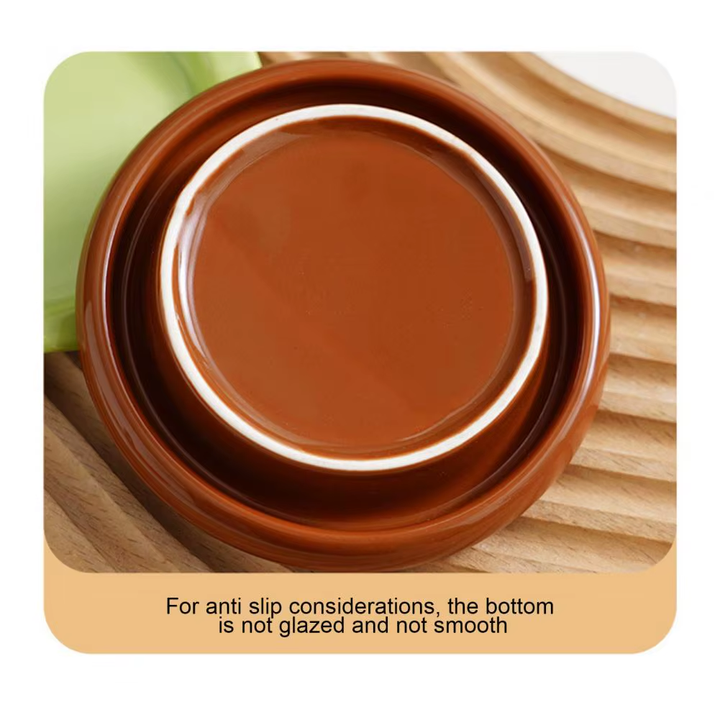 Lisslune | Mini Stacked Hamburger Ceramic Plate Set