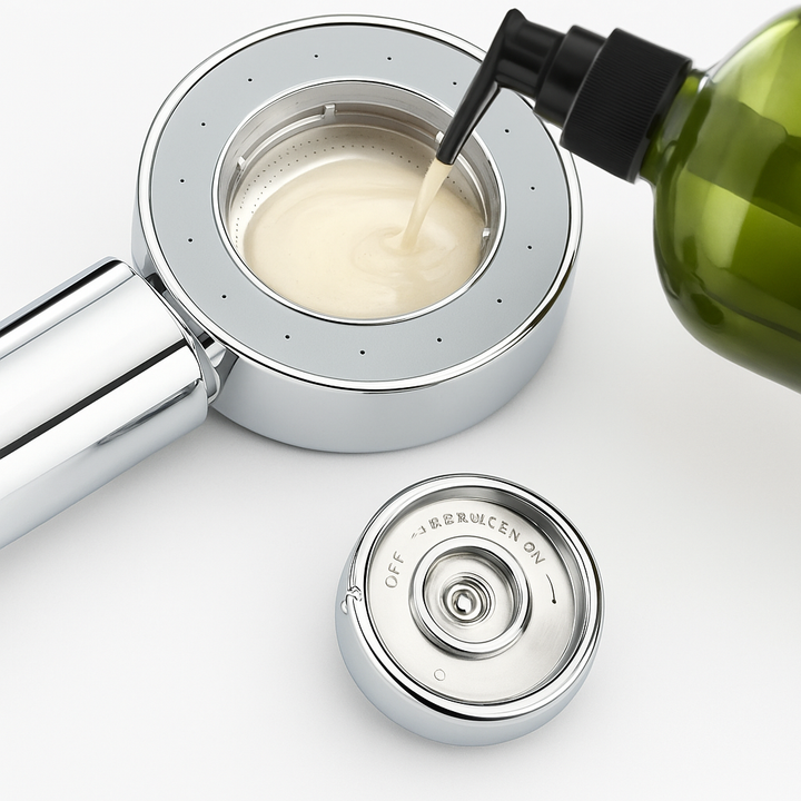 Lisslune | Double-Sided High Pressure Soap Dispensing Shower Head