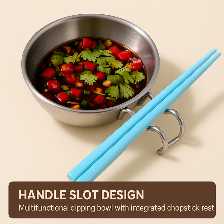 Lisslune | Fun Size Stainless Steel Dipping Bowl