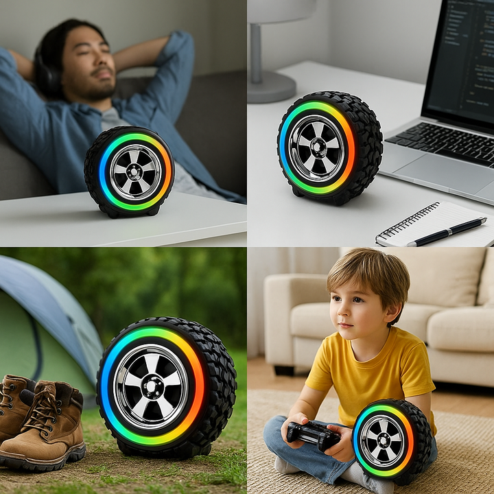 Lisslune | All Wheel Creative Wireless Speaker