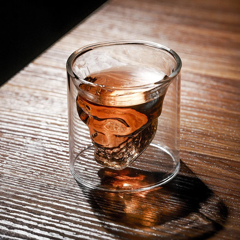 Lisslune | 3D Skull Head Double Drinking Glass