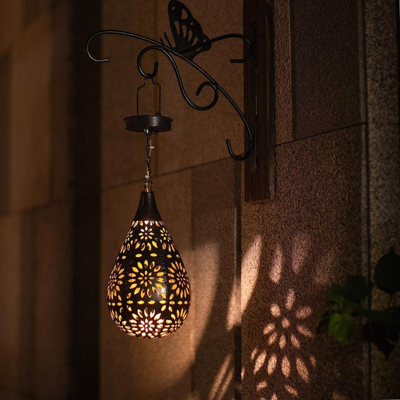 Lisslune | Garden Hanging Lamp | Stylish Outdoor Lighting with Solar Power