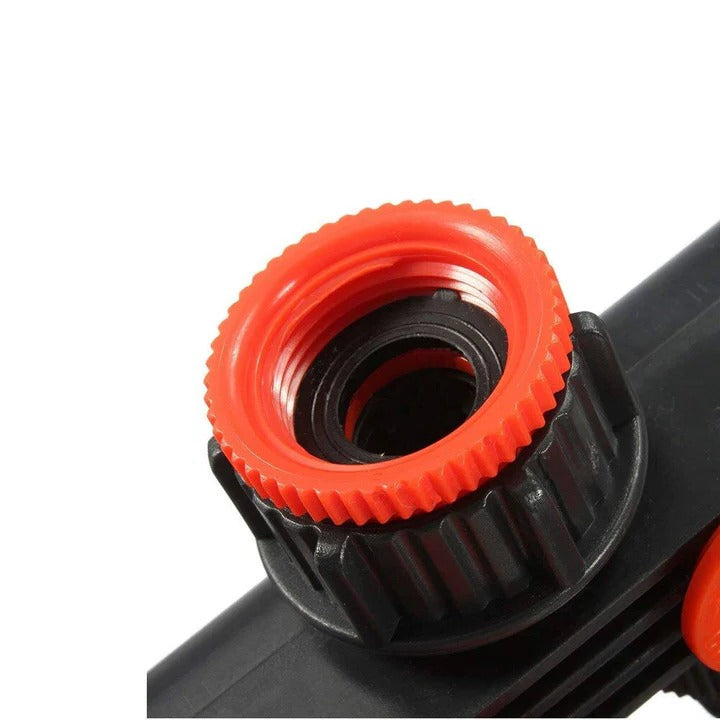 Lisslune | 4-Way Metal Garden Hose Splitter with Adjustable Flow Valves