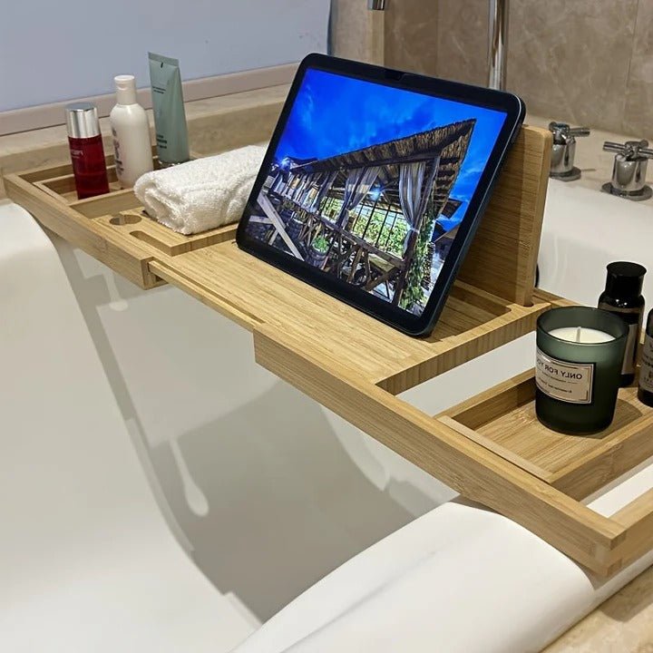 Lisslune | Bamboo Bathtub Tray