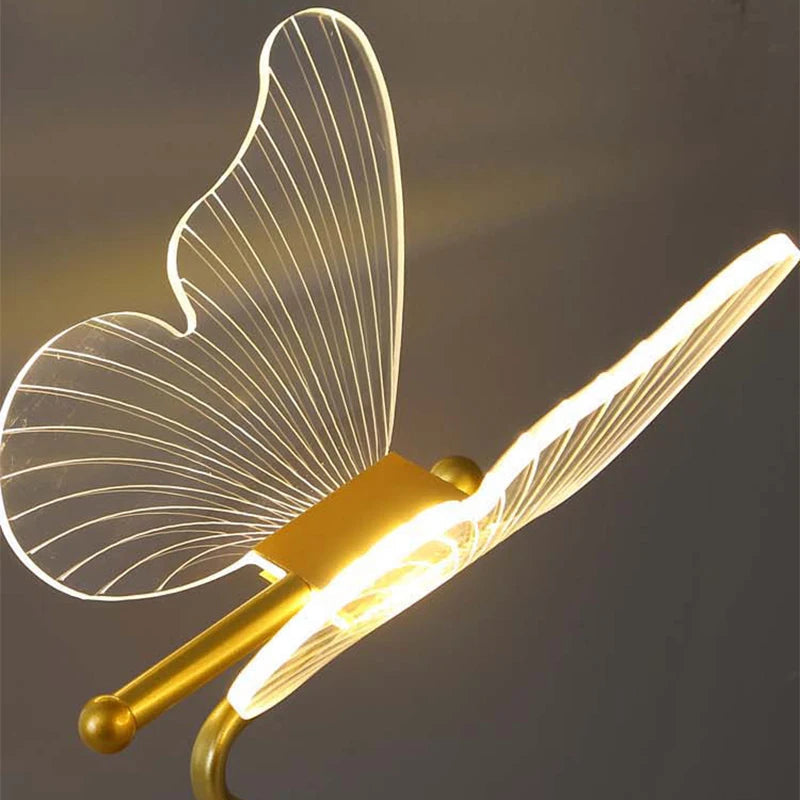 Lisslune | Luxury Butterfly Table Lamp – Elegant LED Mood Lighting for Home & Office