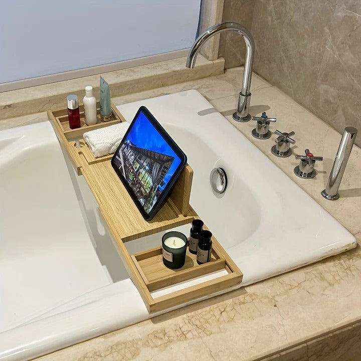 Lisslune | Bamboo Bathtub Tray