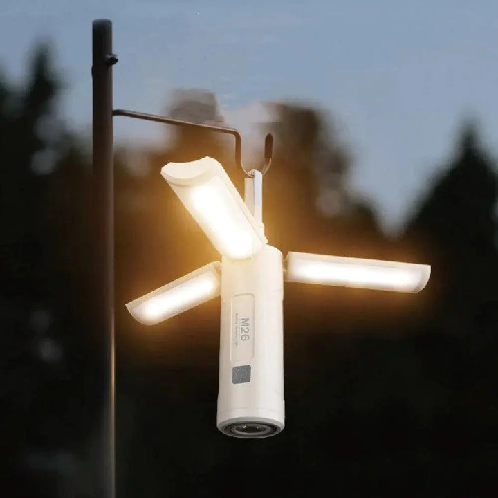 Lisslune | All-in-One Camping Lamp | Rechargeable Outdoor Light with Adjustable Brightness & Long Battery Life