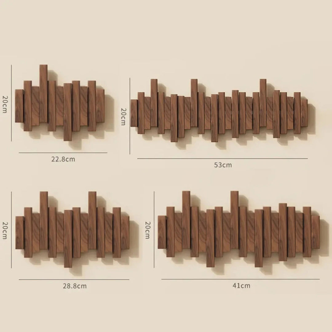 Lisslune | Harmony Stylish Wall Hook in Walnut or Beech