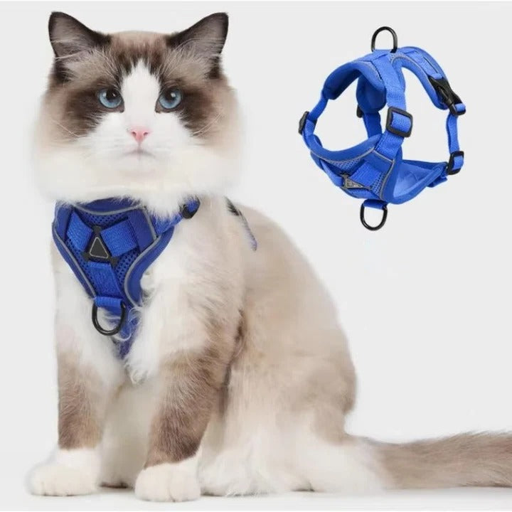 Lisslune | Reflective Cat Harness and Leash Set