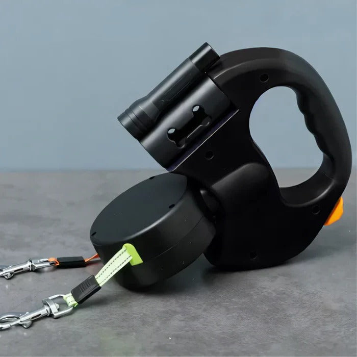 Lisslune | TangleFree Dual Dog Leash with LED Light & 360° Swivel