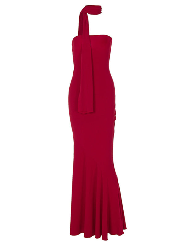 Lisslune | Wrap Hem Scarf Dress