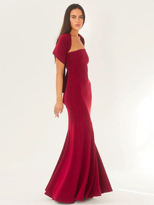 Lisslune | Wrap Hem Scarf Dress