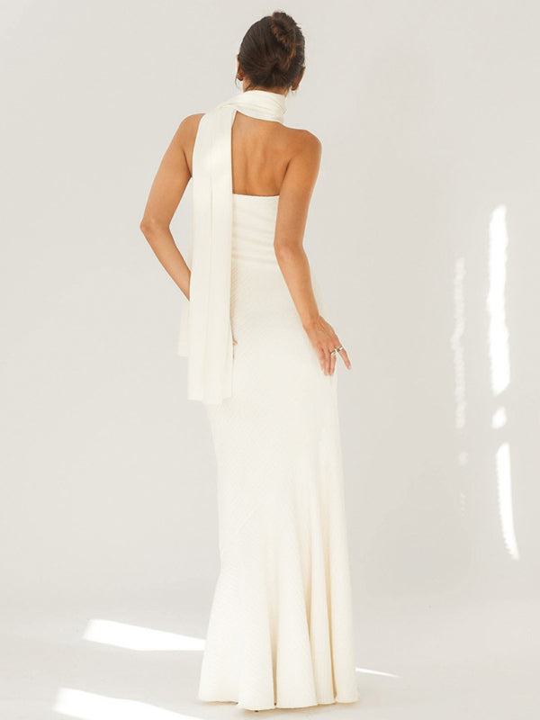 Lisslune | Wrap Hem Scarf Dress