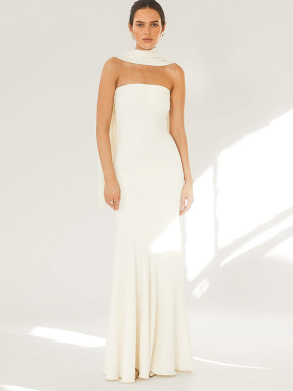 Lisslune | Wrap Hem Scarf Dress