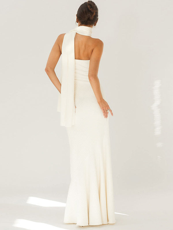 Lisslune | Wrap Hem Scarf Dress