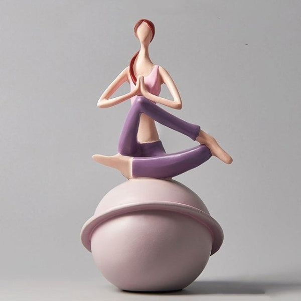 Lisslune | Yoga Lady Figurine Sculpture