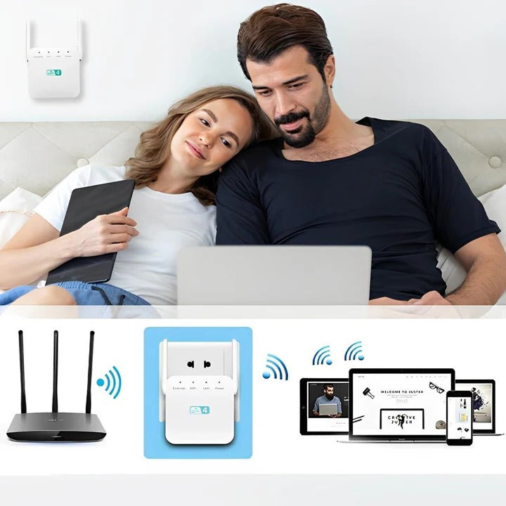 Lisslune | Powerful Long Range WiFi Repeater