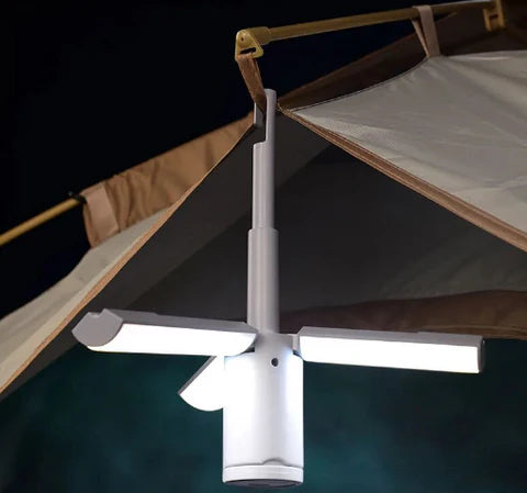 Lisslune | All-in-One Camping Lamp | Rechargeable Outdoor Light with Adjustable Brightness & Long Battery Life