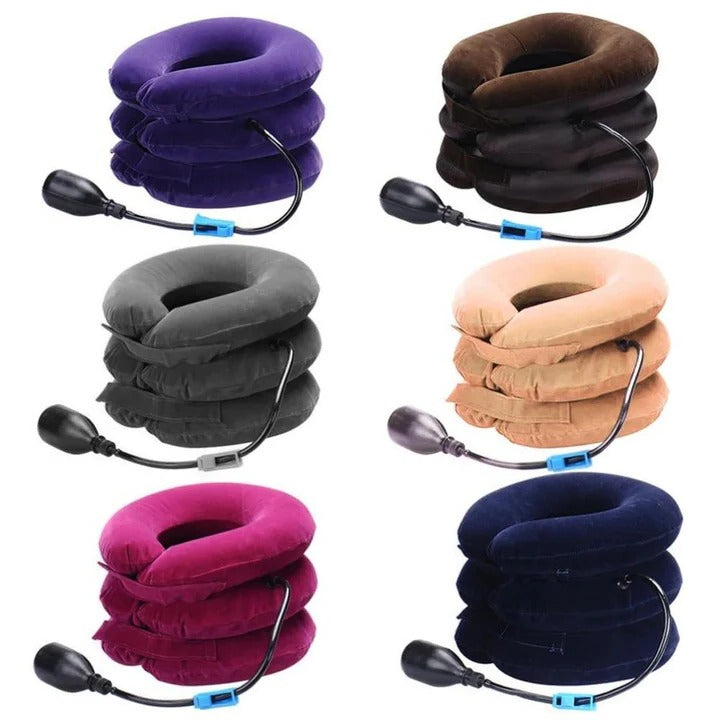 Lisslune | Three Layers Cervical Neck Traction Inflatable Pillow