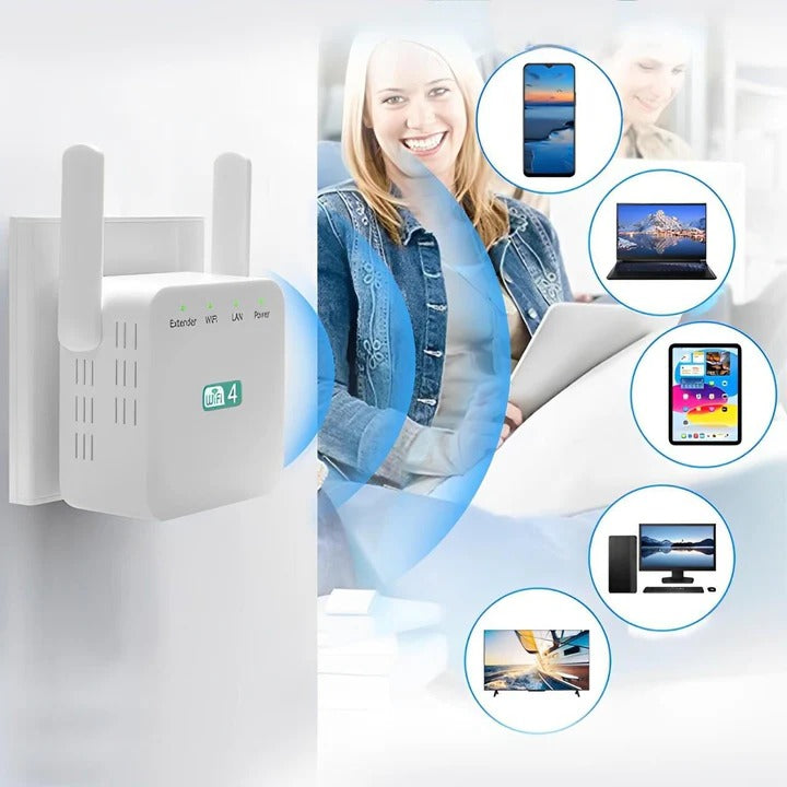 Lisslune | Powerful Long Range WiFi Repeater