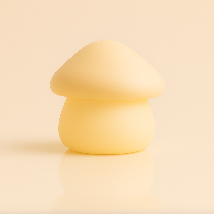 Lisslune | Paddie Mushroom Night Light – Soft Silicone Lamp for Kids