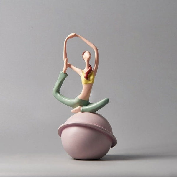 Lisslune | Yoga Lady Figurine Sculpture