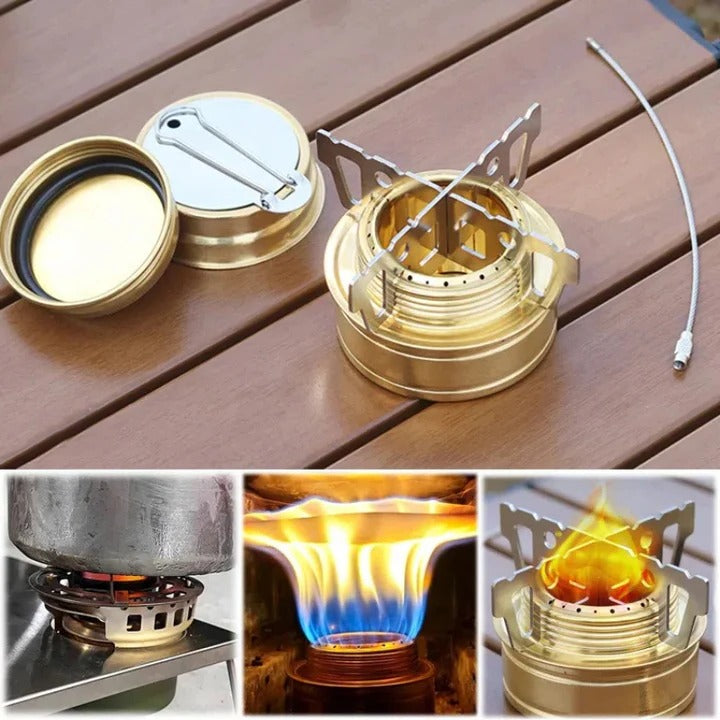 Lisslune | Mini Portable Alloy Camping Stove