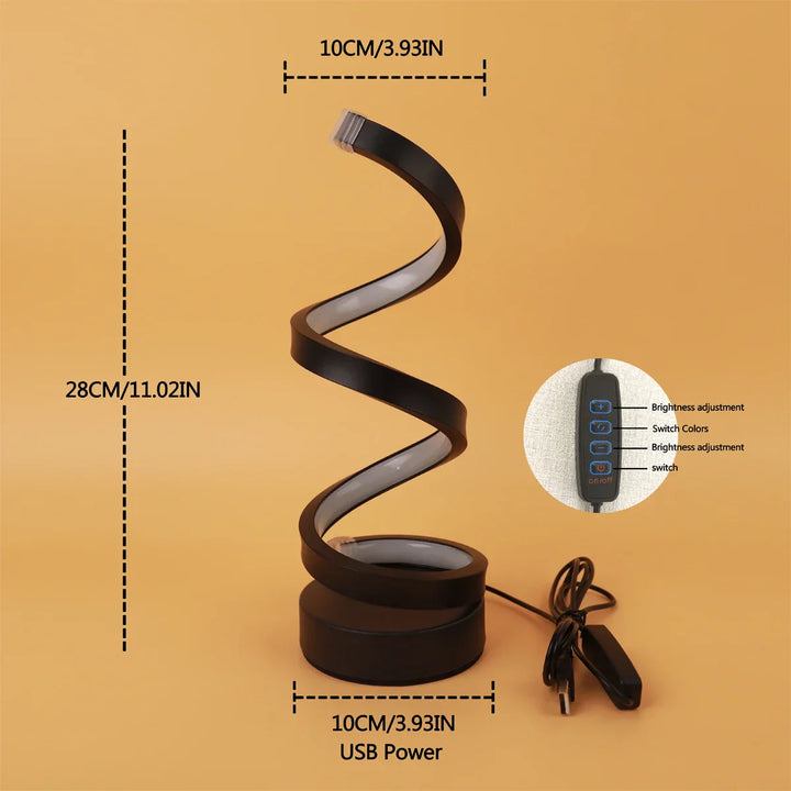 Lisslune | Spiral lamp
