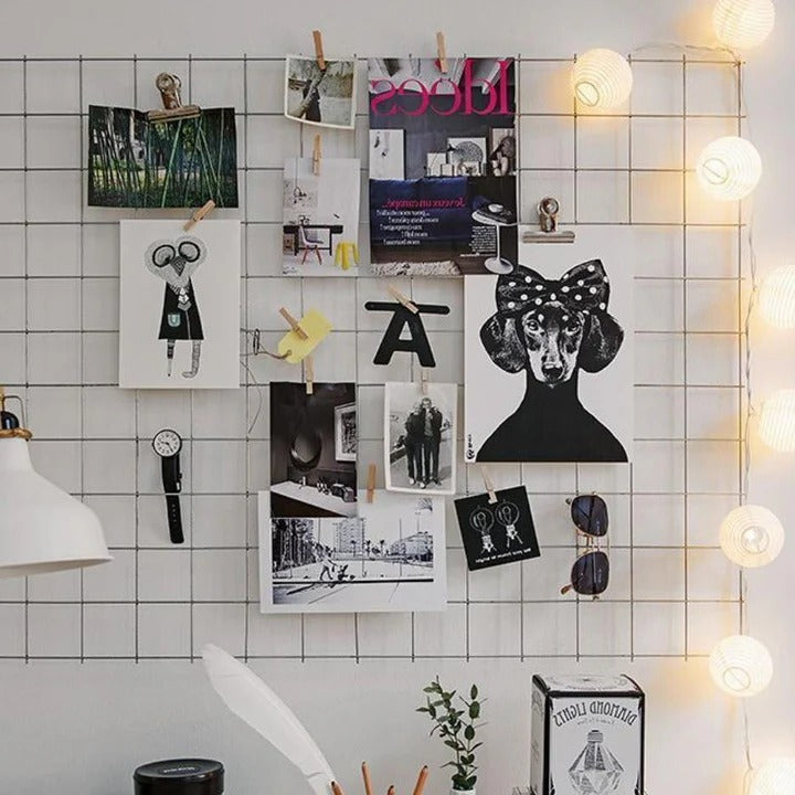 Lisslune | Industrial Mesh Pinboard