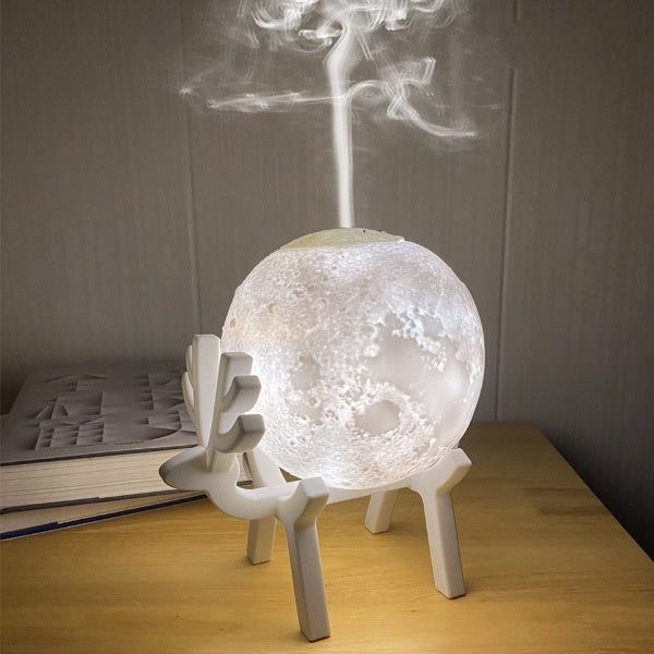 Lisslune | Ultrasonic Moon Creative Air Humidifier Led Lamp