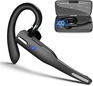 Lisslune | Trucker Dual Mic Wireless Bluetooth 5.1 Noise Cancelling Headset/Earpiece