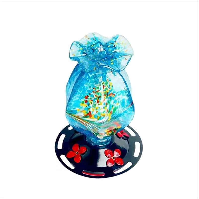 Lisslune | Glass Hanging Bird Feeder
