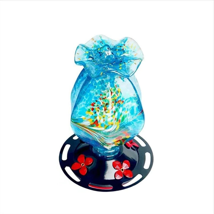 Lisslune | Glass Hanging Bird Feeder