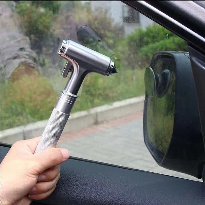 Lisslune | Car Escape Tool with Window Breaker and Seatbelt Cutter
