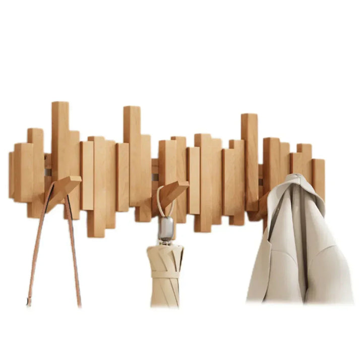 Lisslune | Wall coat rack made of wood piano – Practical and elegant for organizing your entryway