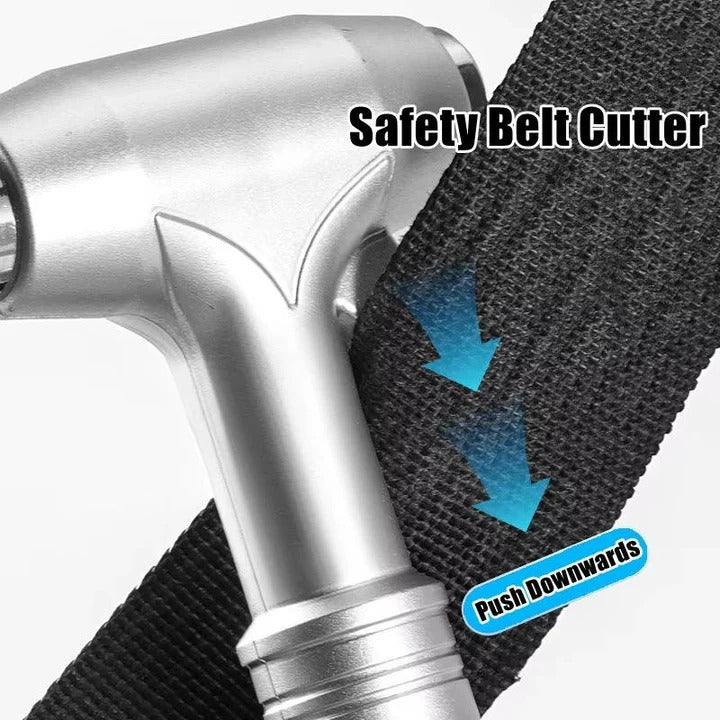 Lisslune | Car Escape Tool with Window Breaker and Seatbelt Cutter