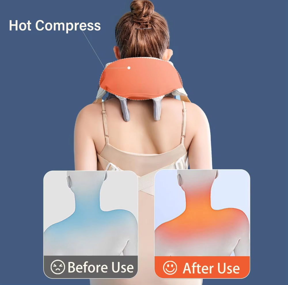 Lisslune | Electric Neck and Back Massager - Comprehensive Massage Solution