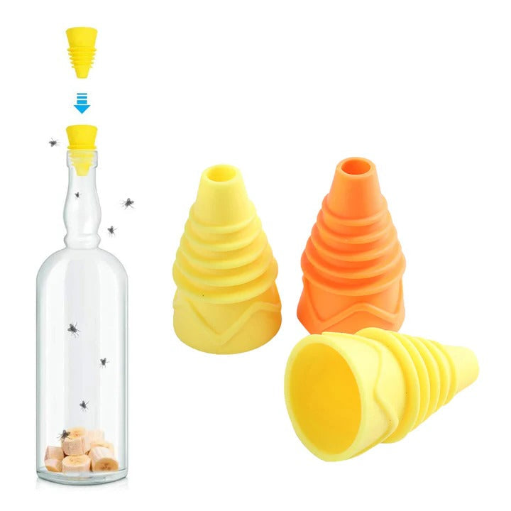 Lisslune | Reusable Silicone Fruit Fly Trap Funnel