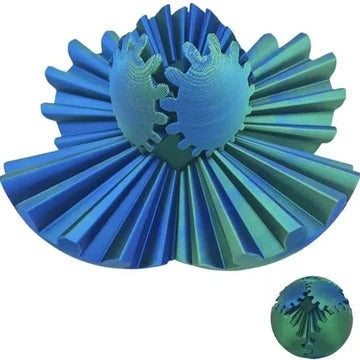 Lisslune | The Steampunk Whirling Wonder Fidget, Gear Ball