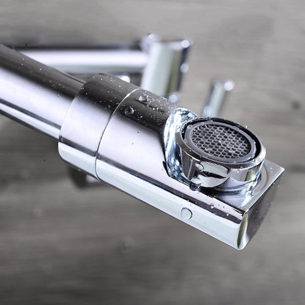 Lisslune | Wall-Mounted Folding Chrome Pot Filler Faucet