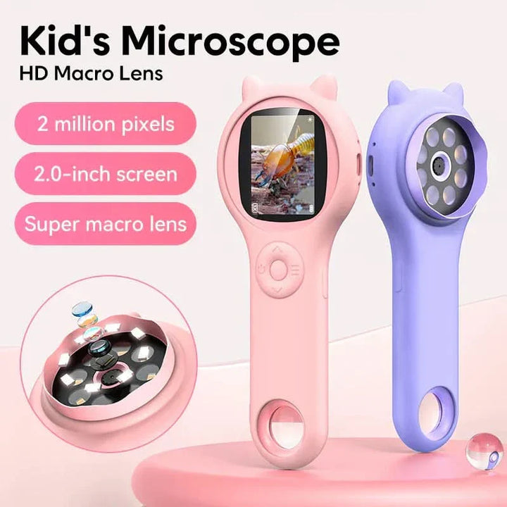 Lisslune | Digital Children's Microscope with 500x Magnification & Camera
