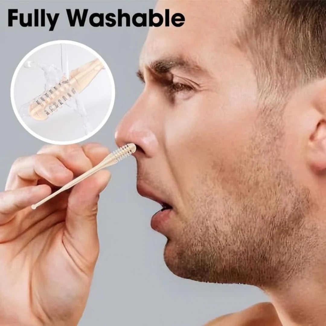 Lisslune | Compact Nose Trimmer with 360° Rotating Head – Precision Grooming for Men and Women