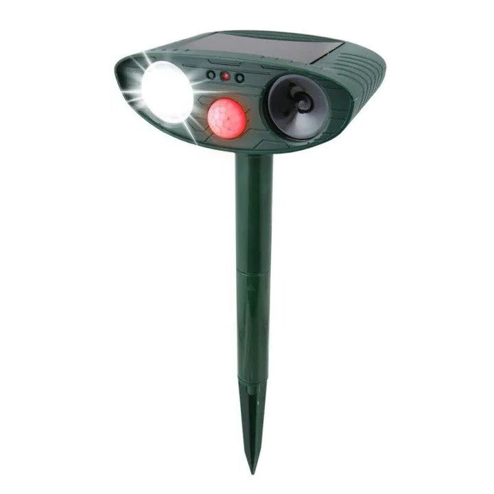 Lisslune | Solar Powered Ultrasonic Deer Repeller, Pack Of 4