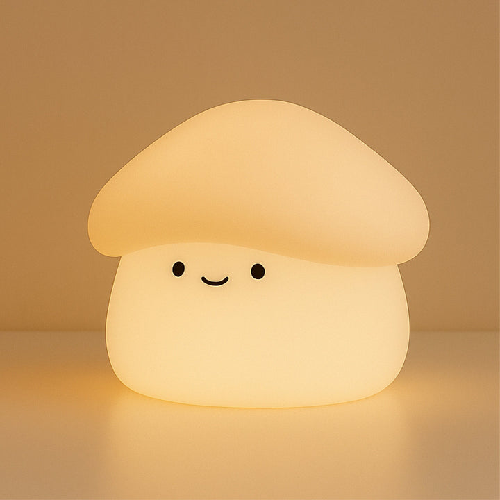 Lisslune | Paddie Mushroom Night Light – Soft Silicone Lamp for Kids
