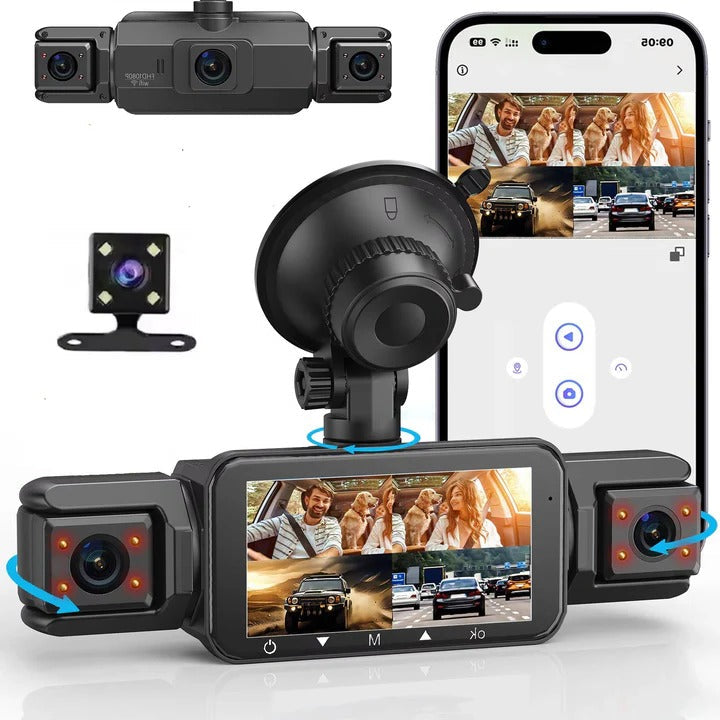 Lisslune | Smart Car Dash Camera System with Night Vision and WiFi