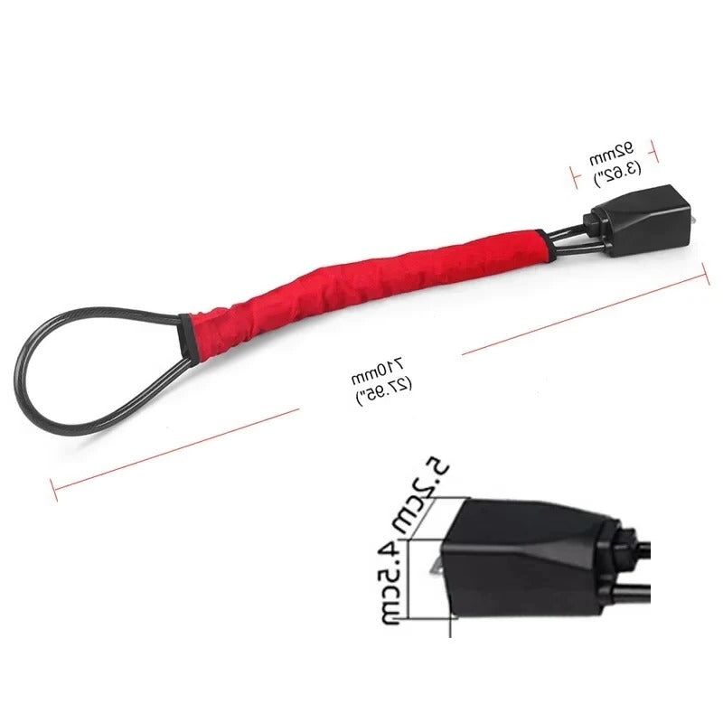 Lisslune | Universal Car Steering Wheel Lock with Seat Belt Security