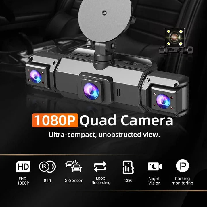 Lisslune | Smart Car Dash Camera System with Night Vision and WiFi
